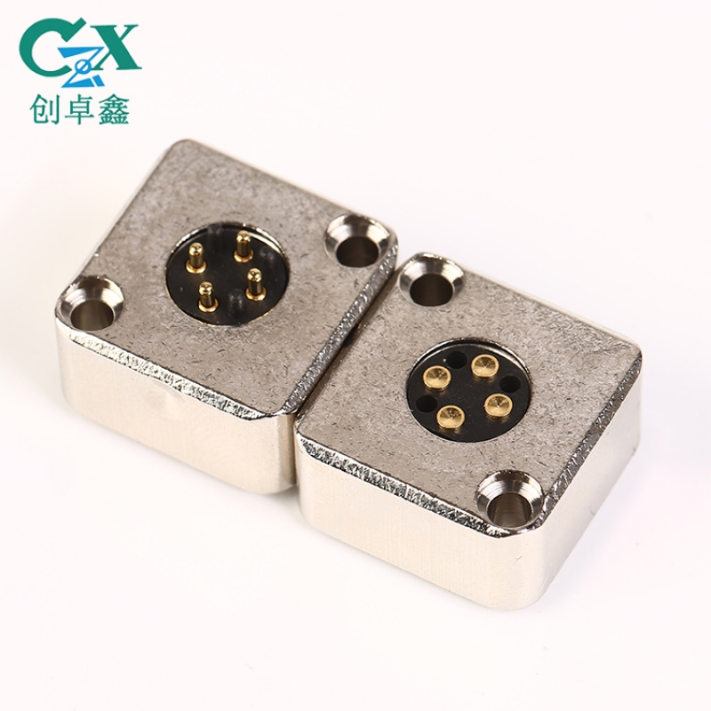 方形磁吸连接器 方形吸附式磁吸充电过数据连接器定制厂家