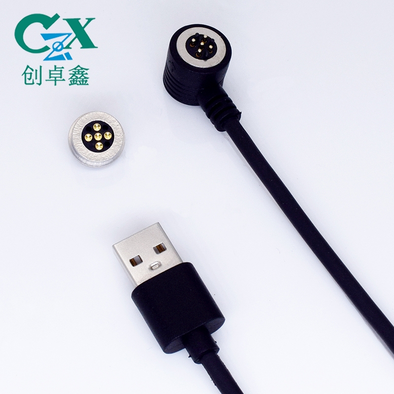 5pin 圆形磁吸线
